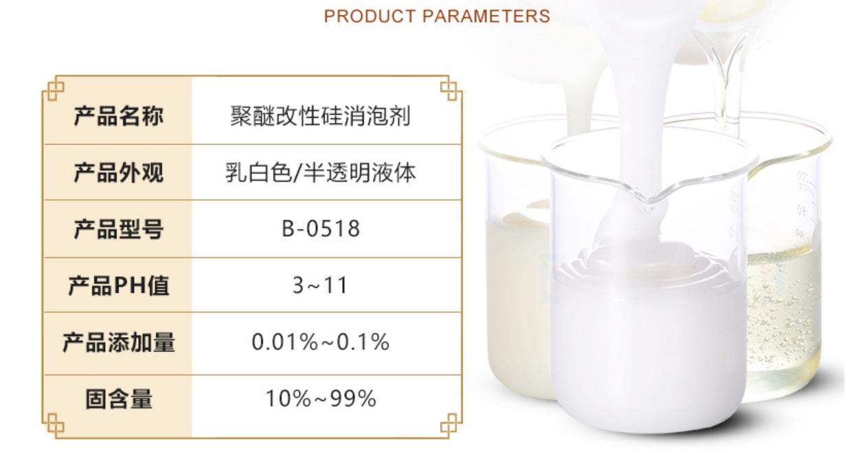 antimousse à base de silicone